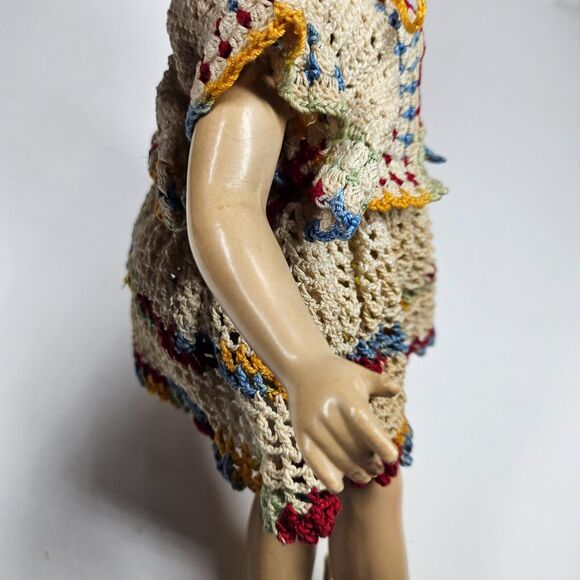 Sonja Henie Ice Skater Vintage Composition Doll 16" 1940s - Picture 7 of 13